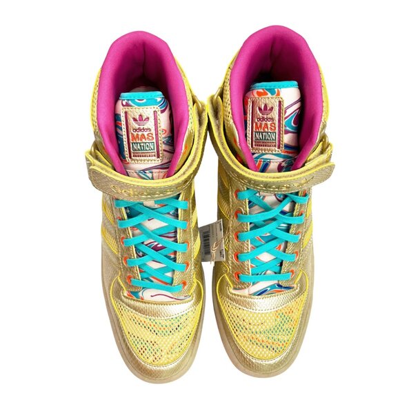 New! adidas Forum Mid Carnival Men’s 11.5 - Picture 3 of 15